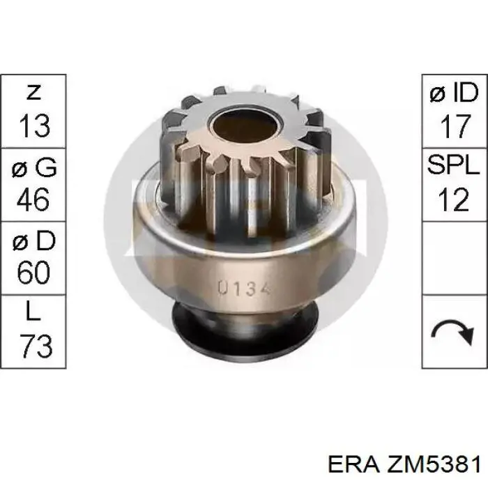 Comprar ZM5381 ERA Solenoide de arranque
