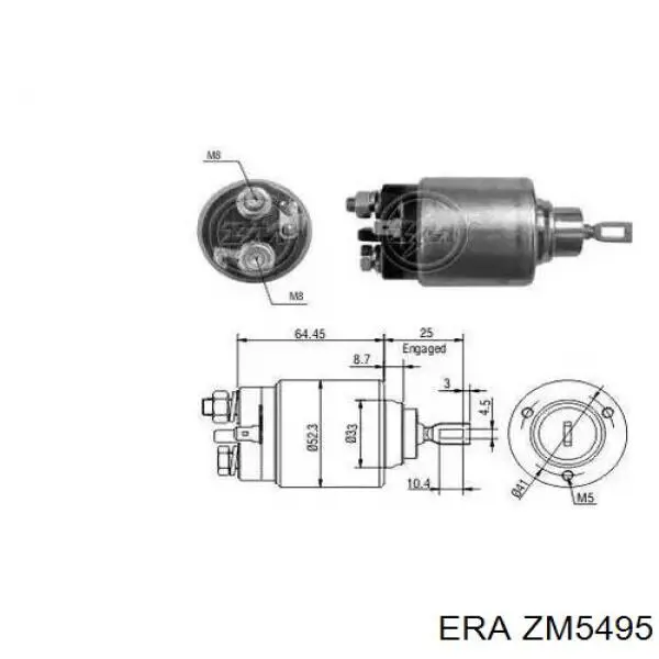 ZM5495 ERA interruptor magnético, estárter