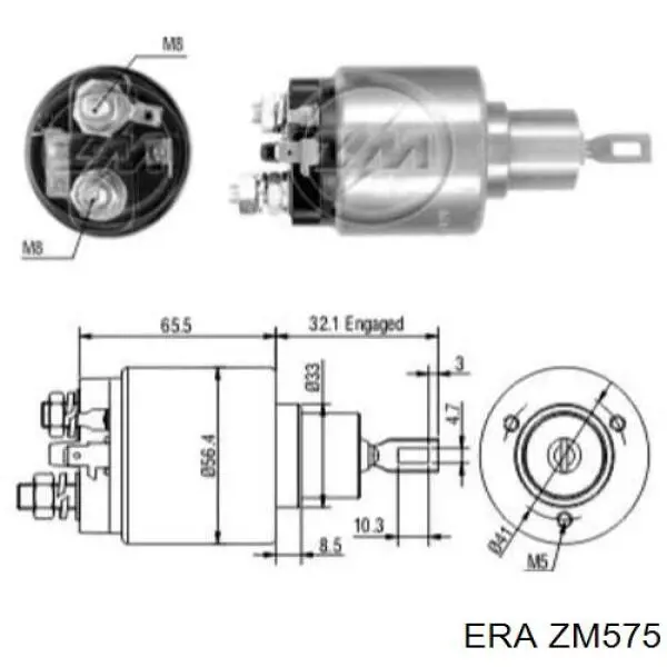 Interruptor magnético, estárter Fiat Uno 146A