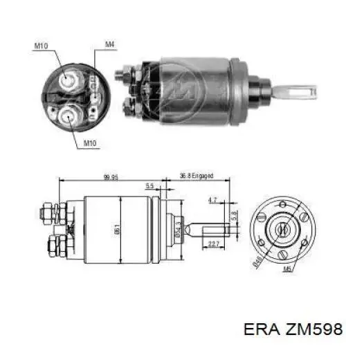 Comprar 594054 VALEO Interruptor magnético de arranque