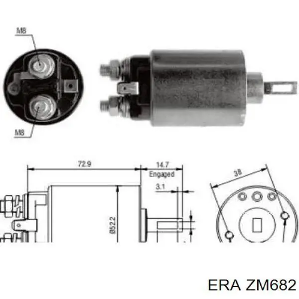ZM682 ERA interruptor magnético, estárter