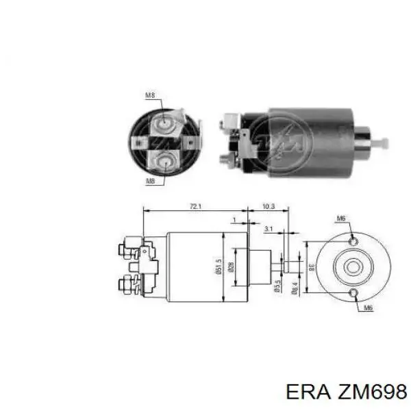 Interruptor magnético estárter ERA ZM698 precio, desde 30,70 EUR