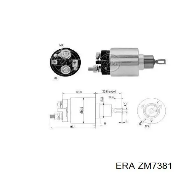 Interruptor solenoide VAG 2339305074