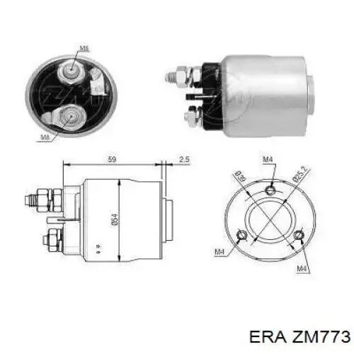 ZM773 ERA interruptor magnético, estárter