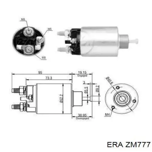 ZM777 ERA interruptor magnético, estárter