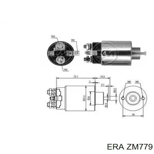 ZM779 ERA interruptor magnético, estárter