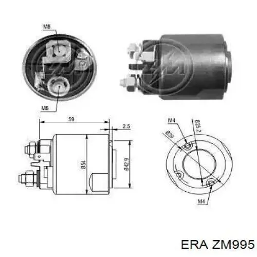 ZM995 ERA interruptor magnético, estárter