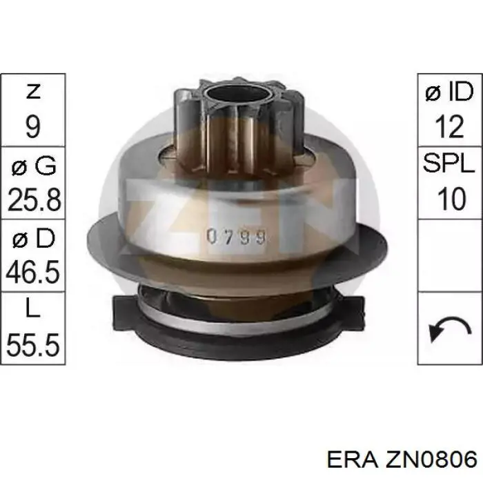 Bendix de coche ERA ZN0806 precio, desde 15,25 EUR