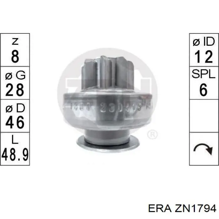 Bendix de coche ERA ZN1794 precio, desde 22,16 EUR