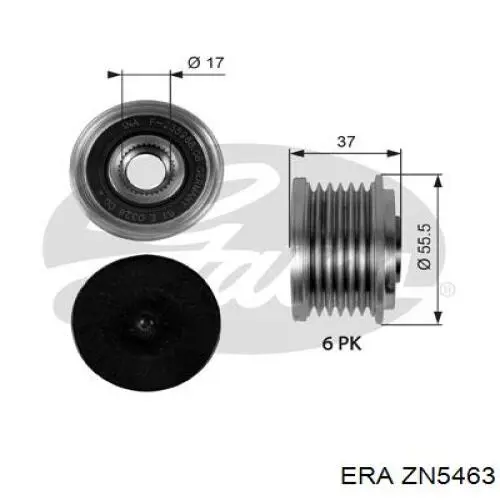 ZN5463 ERA poleas juego de piezas