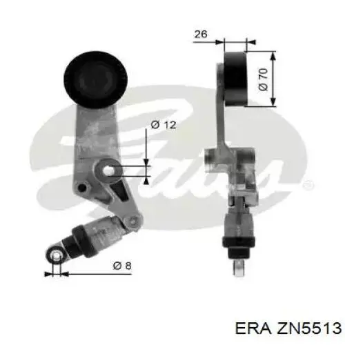 Polea de alternador ERA ZN5513