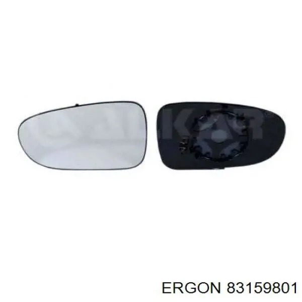 83159801 Ergon cristal de espejo retrovisor exterior derecho