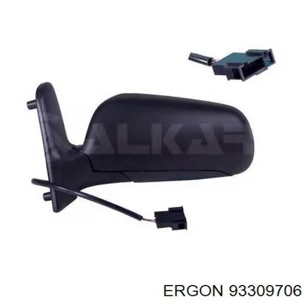 93309706 Ergon cristal de espejo retrovisor exterior derecho