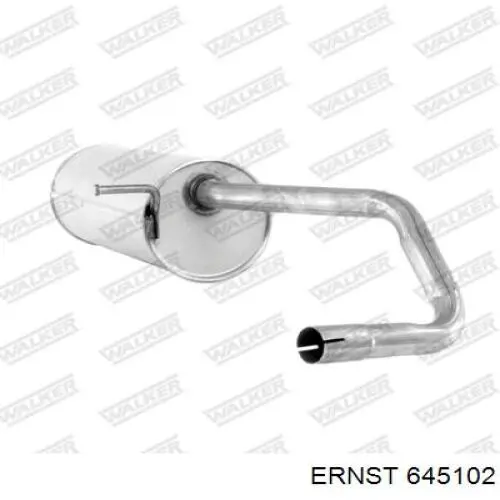 Silencioso trasero Asmet 21024