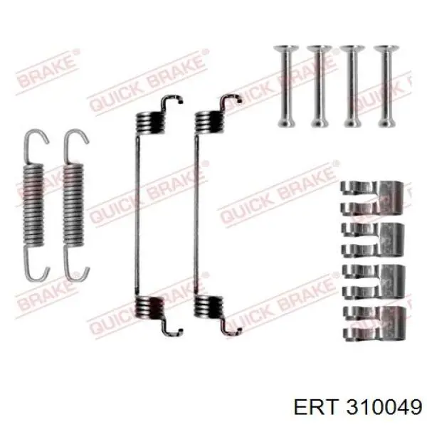 310049 ERT juego de reparación, pastillas de frenos