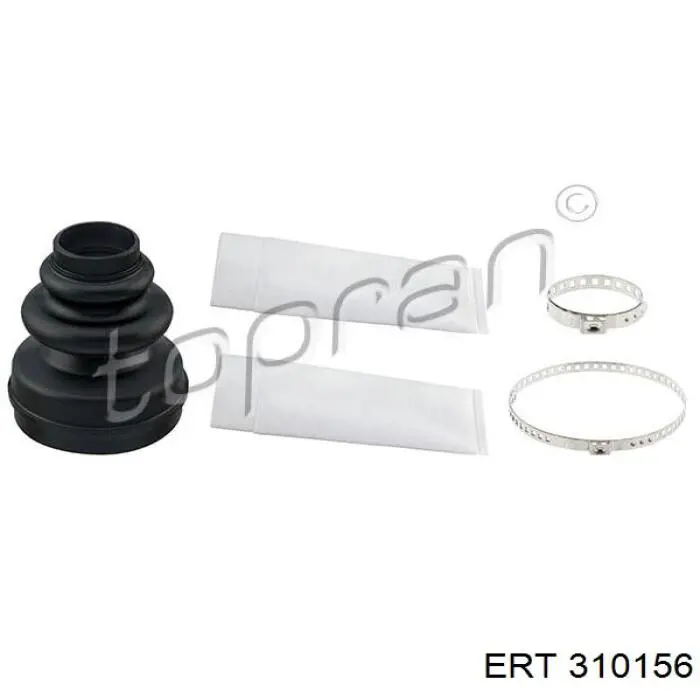 310156 ERT kit de montaje, zapatas de freno traseras