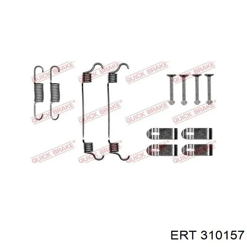 310157 ERT juego de reparación, frenos traseros