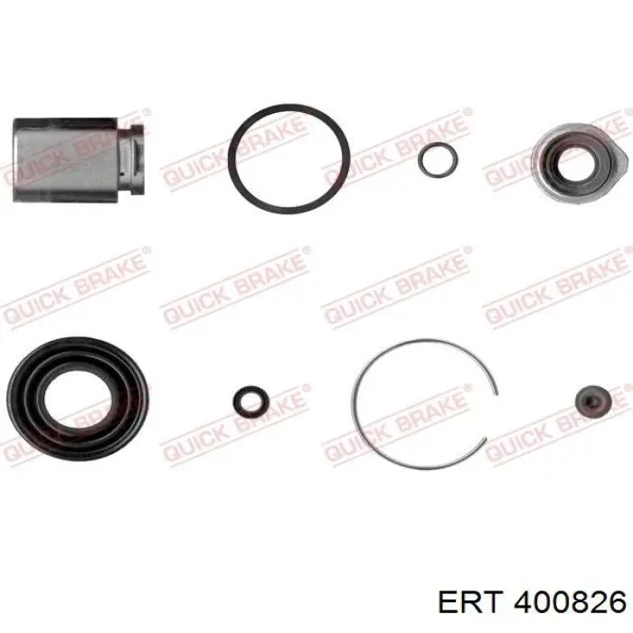 400826 ERT Kit de reparación de frenos trasero