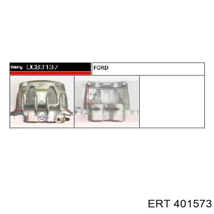 401573 ERT juego de reparación, pinza de freno delantero