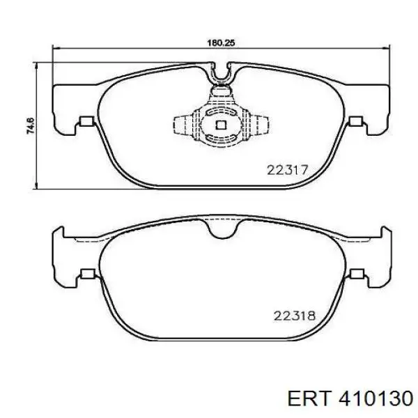 Kit de reparación, pinza de freno delantero ERT 410130 precio, desde 8,82 EUR