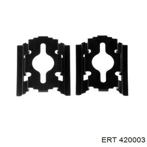 420003 ERT conjunto de muelles almohadilla discos delanteros