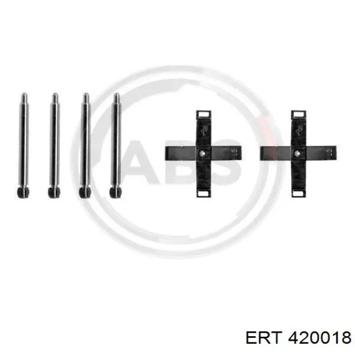 420018 ERT juego de reparación, frenos traseros