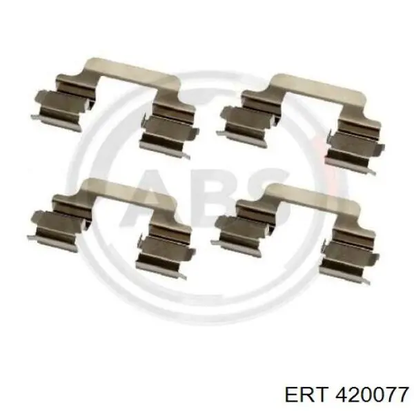 Juego de resortes de sujeción de pastillas de freno delanteras ERT 420077 precio, desde 6,91 EUR