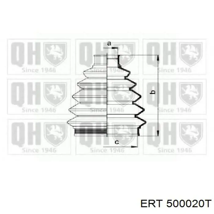 Comprar 500020T ERT Fuelle de palier delantero exterior