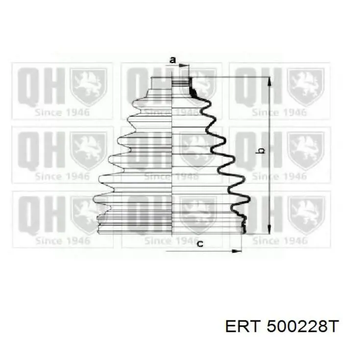 Comprar 500228T ERT Fuelle de palier delantero exterior