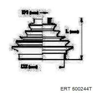Fuelle, palier delantero exterior ERT 500244T precio, desde 10,67 EUR