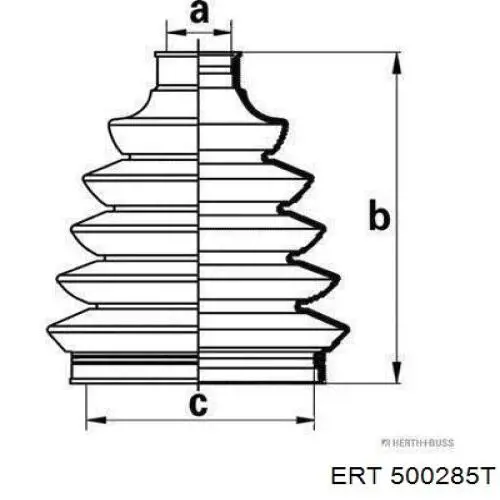 Comprar 500285T ERT Fuelle de palier delantero exterior