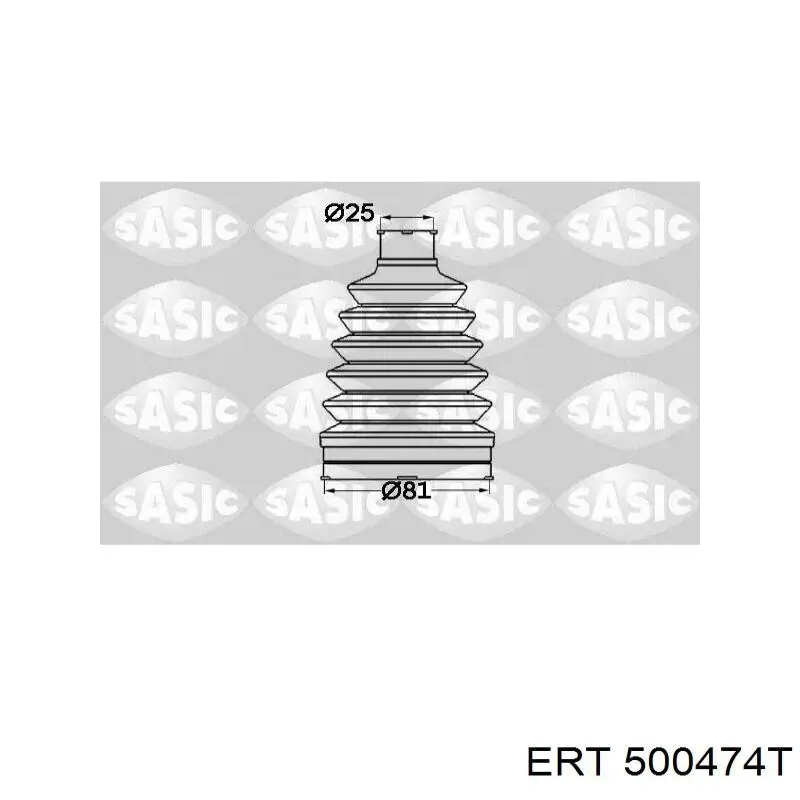 Fuelle, palier delantero exterior ERT 500474T precio, desde 10,54 EUR