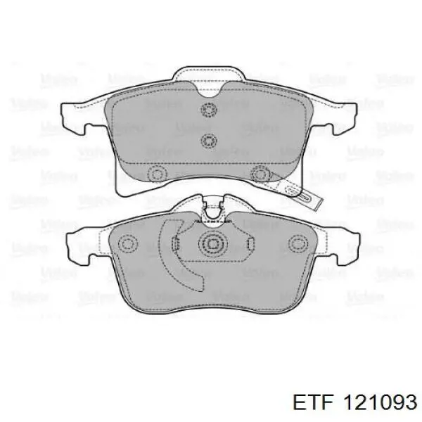 Pastillas de freno delanteras Opel Corsa X12