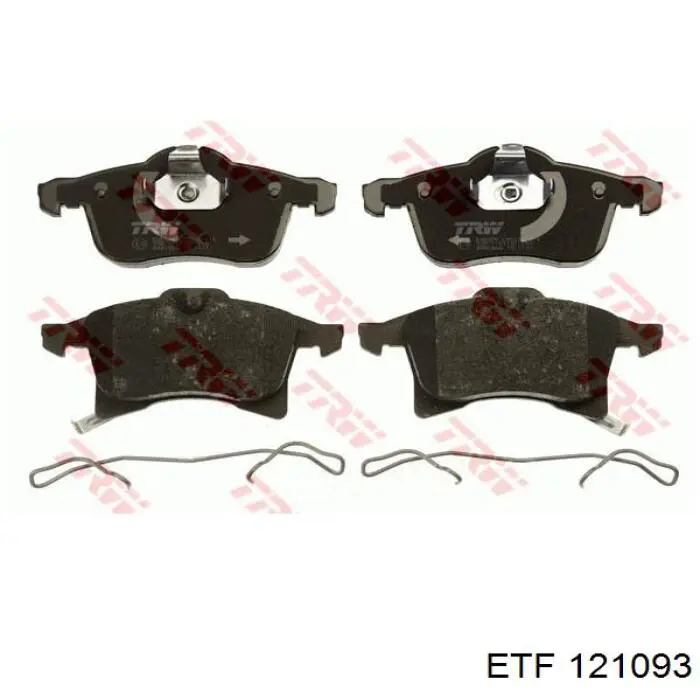 Pastillas de freno delanteras Opel Corsa X12