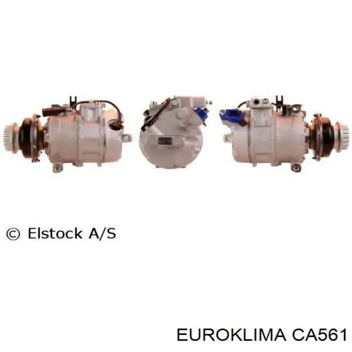 CA561 Euroklima acoplamiento magnético, compresor del aire acondicionado