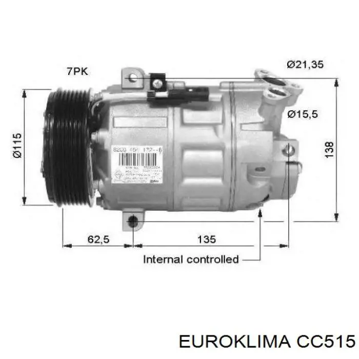 Embrague del compresor del aire acondicionado Acauto AC04ZX02