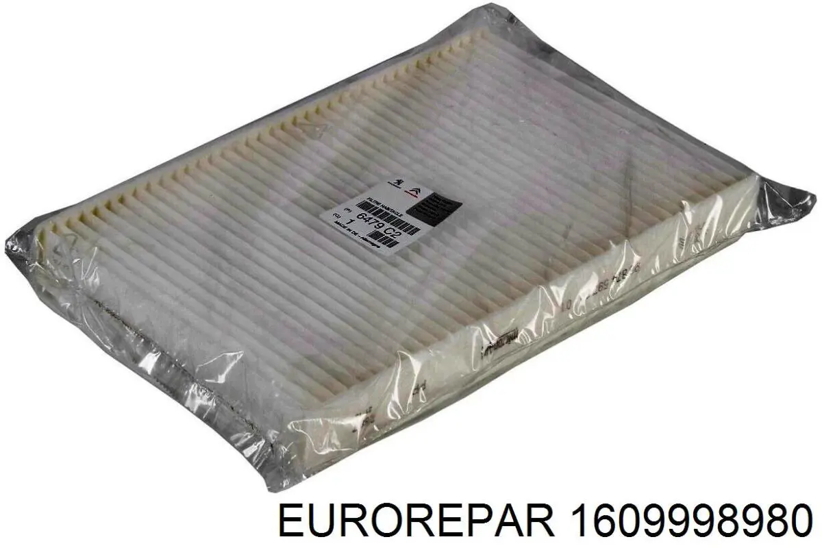 Filtro de habitáculo 1609998980 Eurorepar