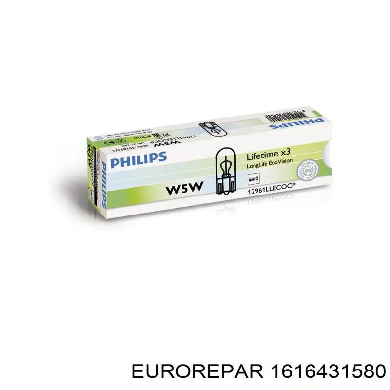 Comprar 1616431580 Eurorepar Lámpara de luz interior de cabina