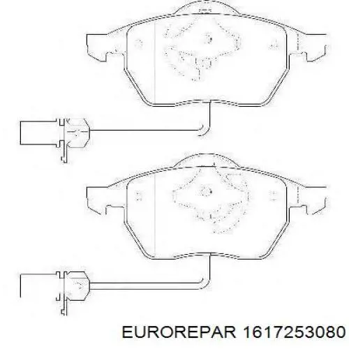 Pastillas de freno delanteras Audi A6 4F2
