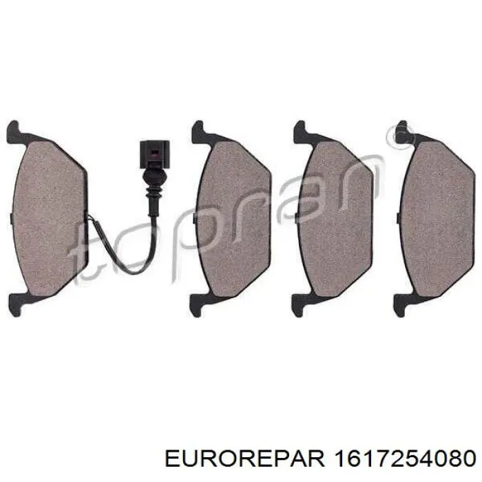 Comprar 1617254080 Eurorepar Pastillas delanteras de freno