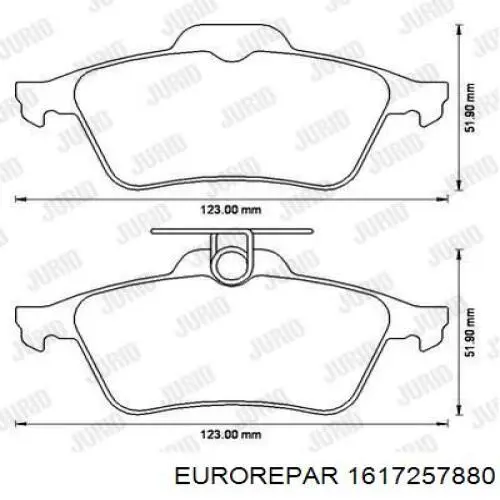 Pastillas de freno traseras Renault Espace 4 JK0