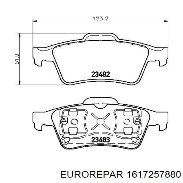 Pastillas de freno traseras Renault Espace 4 JK0