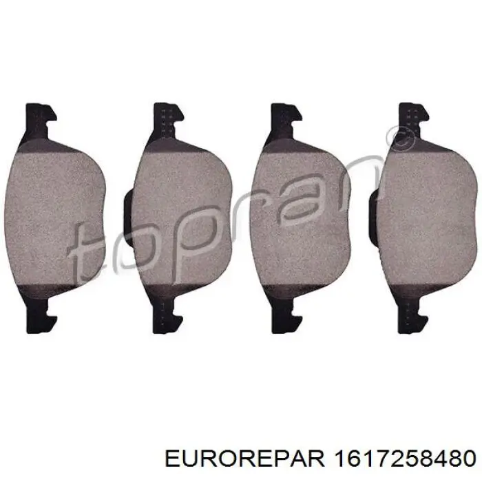 Pastillas freno delanteras Eurorepar 1617258480 precio, desde 24,68 EUR