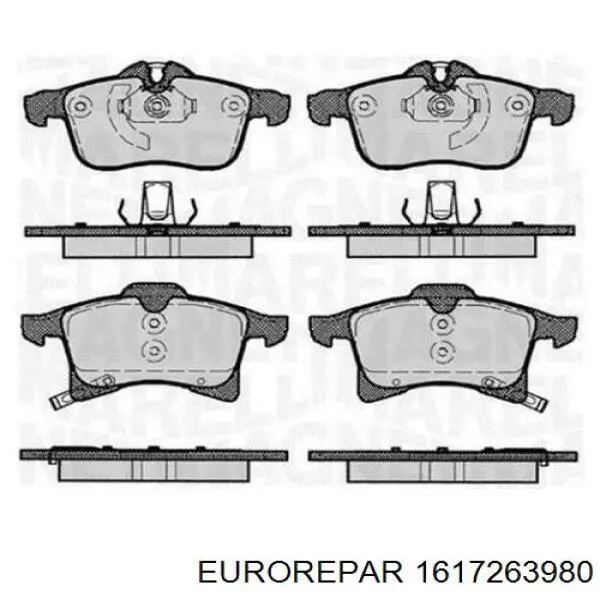 Pastillas de freno delanteras Opel Corsa X12
