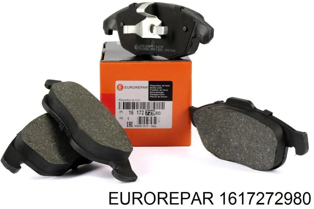 Comprar 1617272980 Eurorepar Pastillas delanteras de freno