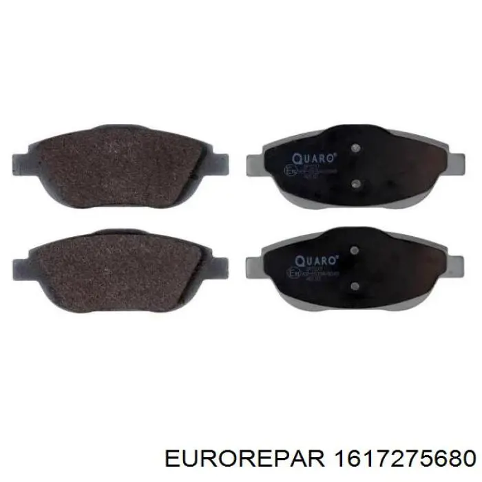 Comprar 1617275680 Eurorepar Pastillas delanteras de freno