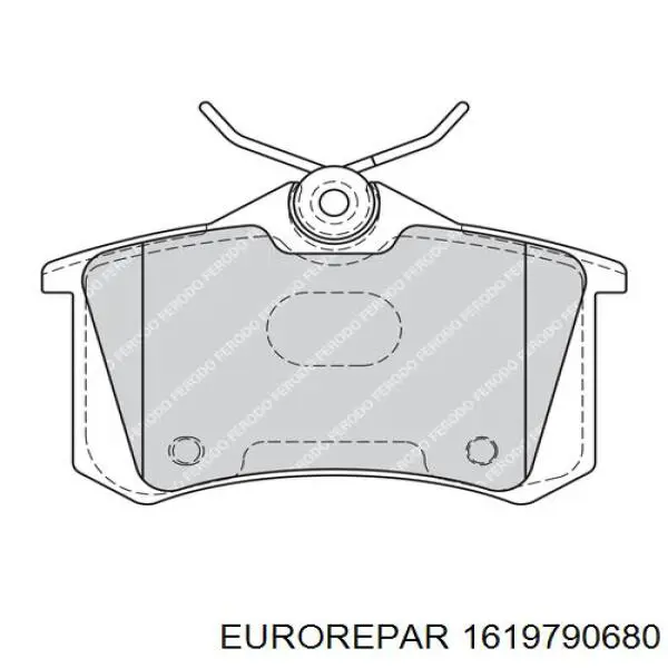 1619790680 Eurorepar Pastillas freno traseras