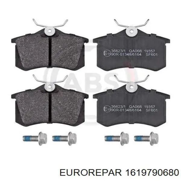 Comprar 1619790680 Eurorepar Pastillas de freno traseras