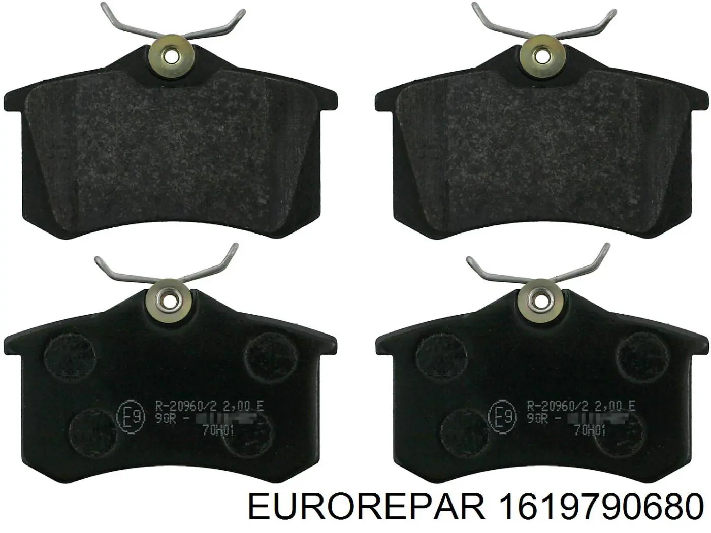 Pastillas traseras de freno Eurorepar 1619790680 precio, desde 19,13 EUR