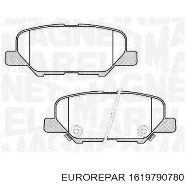 1619790780 Eurorepar pastillas de freno traseras